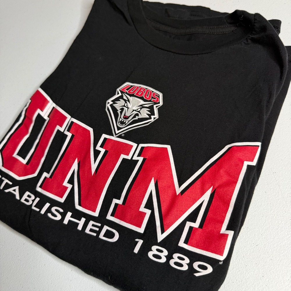 CI Sport UNM Lobos T-Shirt Cotton Graphic Logo University Gameday XL